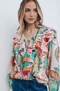 Joop & Gypsy St Tropez Ruffle Top