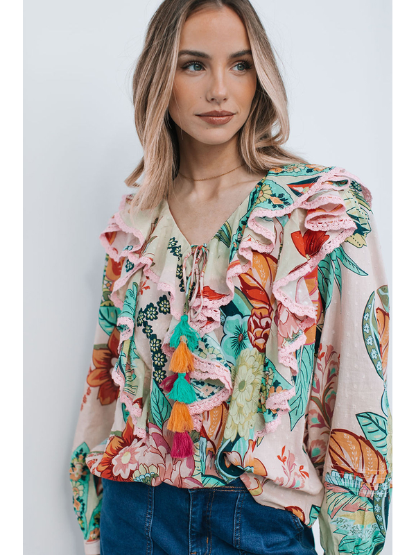 Joop & Gypsy St Tropez Ruffle Top