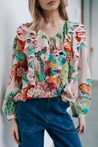 Joop & Gypsy St Tropez Ruffle Top