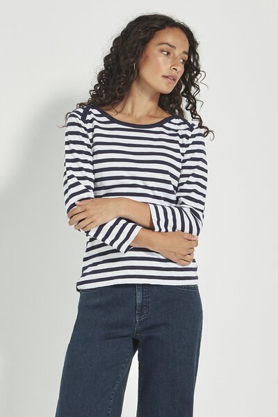 Verge Horizon Stripe Top-lives-Hello Cyril.