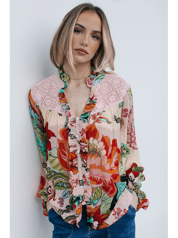 Joop & Gypsy St Tropez Balloon Sleeve Blouse