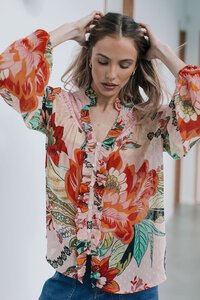 Joop & Gypsy St Tropez Balloon Sleeve Blouse