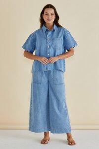 Betty Basics Saffra Denim Shirt