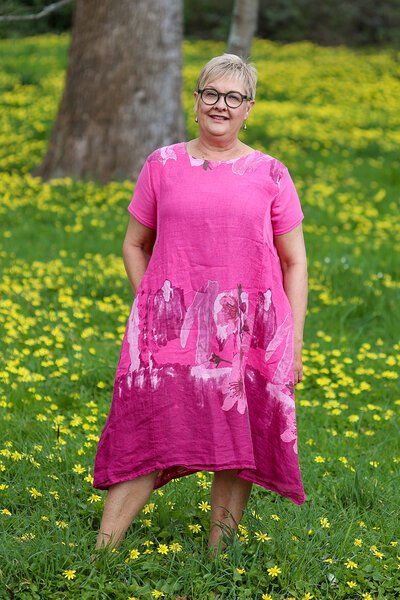 AE Luxe A-line Floral Dress-shop-by-label-Hello Cyril.