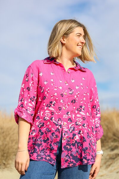 AE Luxe Floral Linen Shirt-lives-Hello Cyril.