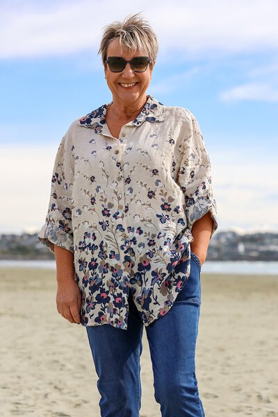 AE Luxe Floral Linen Shirt-lives-Hello Cyril.