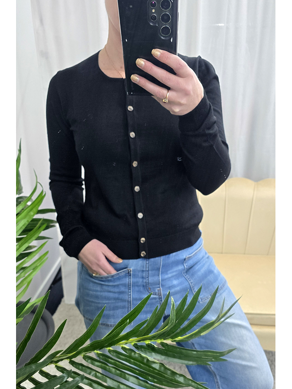 Standard Issue Merino Crop Crew Cardigan