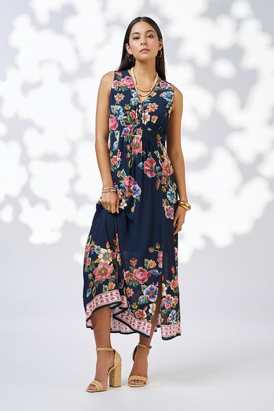 Loobies Story Mystic Rose Midi Dress-shop-by-label-Hello Cyril.