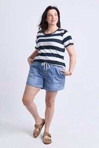 Elm Spritz Stripe SS Tee