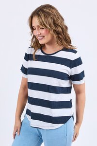 Elm Spritz Stripe SS Tee