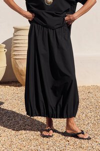 Tirelli Pin Tuck Hem Skirt