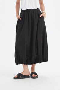 Tirelli Pin Tuck Hem Skirt