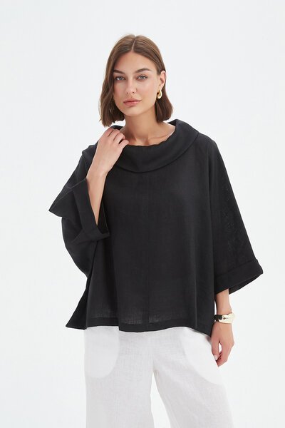 Tirelli Funnel Neck Boxy Top-24.09.25-Hello Cyril.