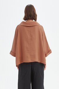Tirelli Funnel Neck Boxy Top