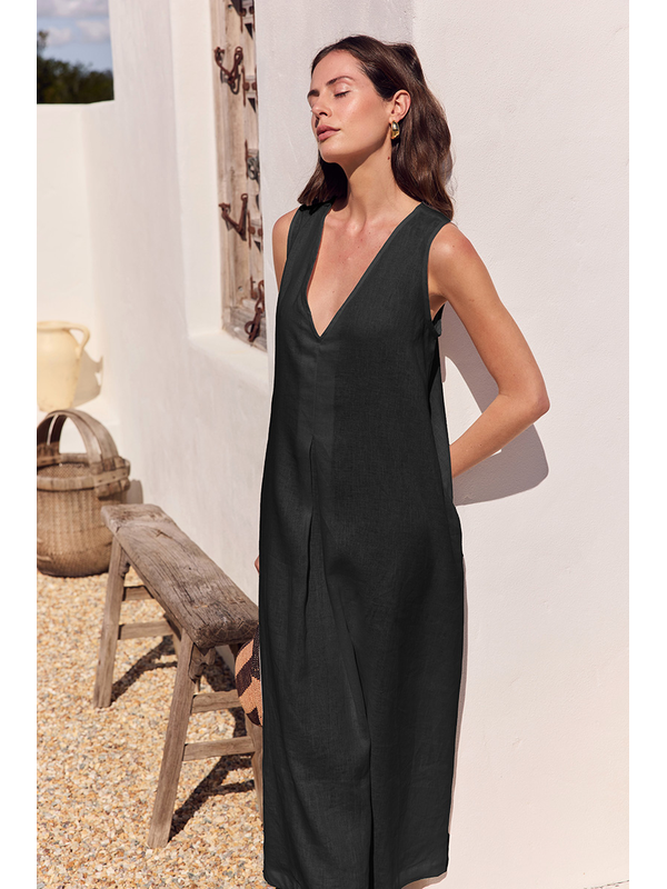 Tirelli Inverted Pleat Dress