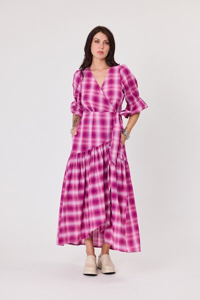 Libertine Wyatt Plaid Dress-shop-by-label-Hello Cyril.