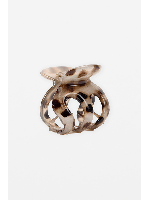 Stella + Gemma Leopard Claw Clip