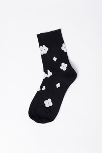 Stella + Gemma Sheer Flowers Sock