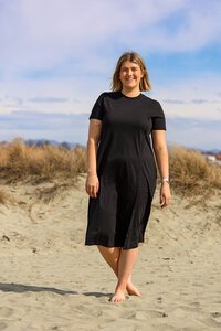 White On Black Elise Dress