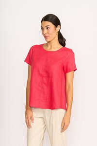 Preen Plain Swing Up Down Hem Top