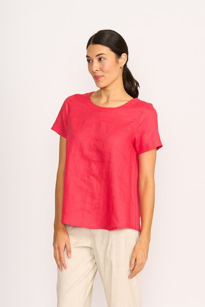 Preen Plain Swing Up Down Hem Top-shop-by-label-Hello Cyril.