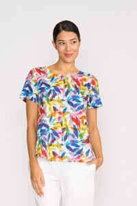 Preen Print Swing Up Down Hem Top