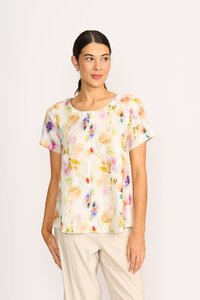 Preen Print Swing Up Down Hem Top