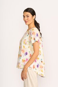 Preen Print Swing Up Down Hem Top