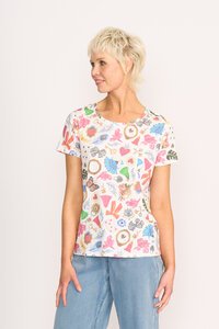 Preen AOP Round Neck Tee
