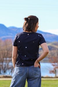 Memo Spot Embroidery Tee