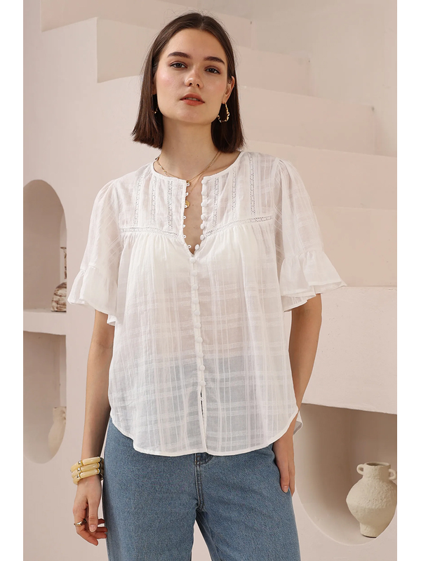 Iris Maxi Blouse