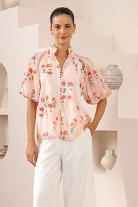 Iris Maxi Rose Blouse