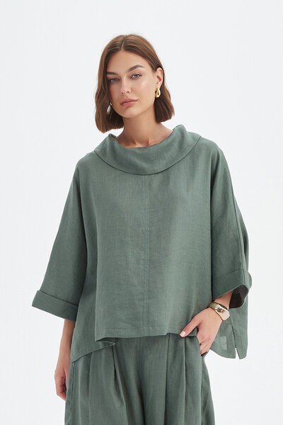 Tirelli Funnel Neck Boxy Top-24.09.25-Hello Cyril.