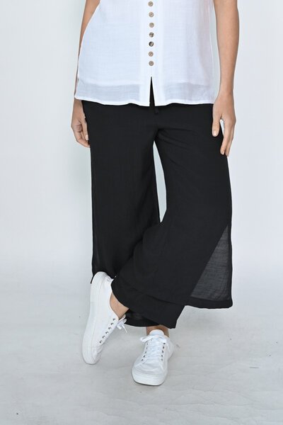 La Mode Side Button Layered Beach Pant-shop-by-label-Hello Cyril.