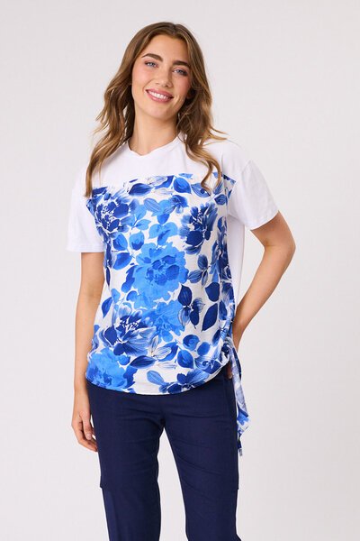 Democracy Hazel Print Front Top-shop-by-style-Hello Cyril.
