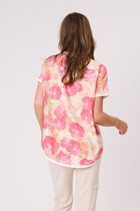 Democracy Riley Print Top