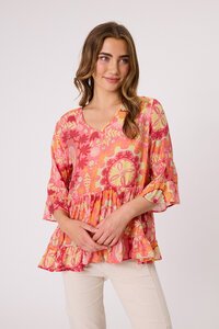 Democracy Liliana Tiered Top