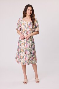 Democracy Willow Button Thru Dress