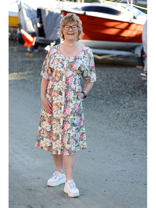 Democracy Willow Button Thru Dress