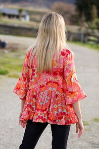 Democracy Liliana Tiered Top