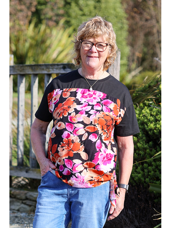 Democracy Hazel Print Front Top