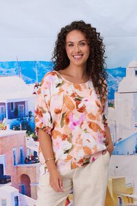 Classified Modena Print Top