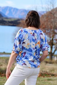 Classified Modena Print Top