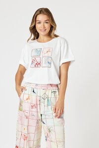 Threadz Capri Print Tee
