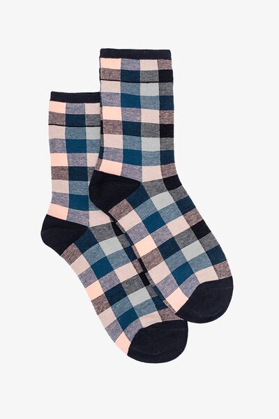 Antler Picnic Check Sock-hc-new-Hello Cyril.