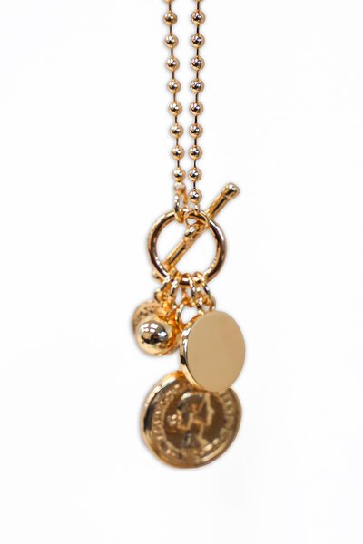 She Jewellery Charm Drop Necklace-accessories-Hello Cyril.