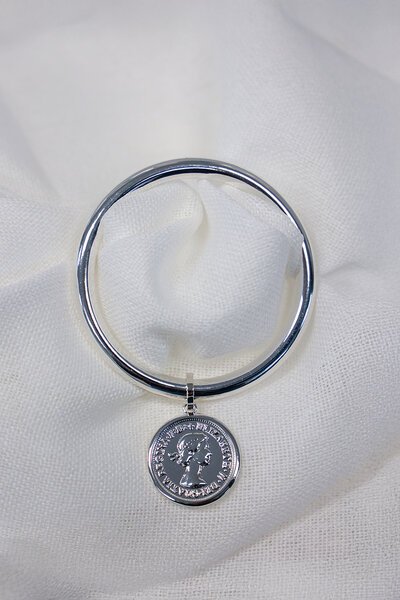 She Jewellery Royal Coin Bangle-shop-by-label-Hello Cyril.