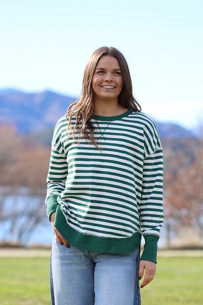 Moss Stripe Sweat-hc-new-Hello Cyril.