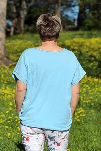 Rosa JoJo Lurex Trim Top