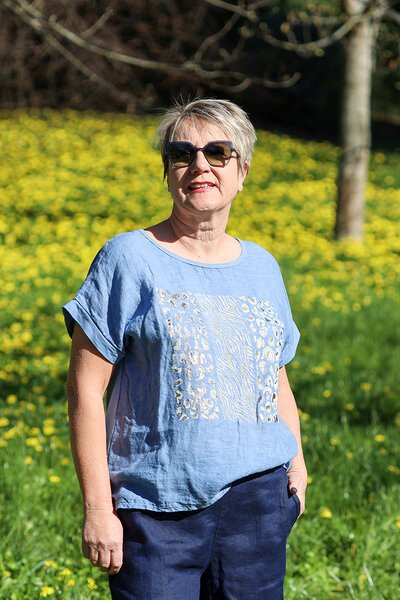 Wednesday Lulu Foil Animal Print Top-shop-by-label-Hello Cyril.